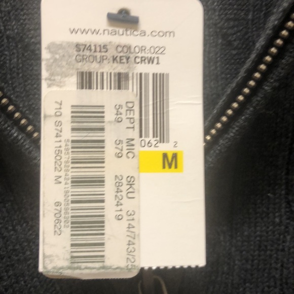 Mock Turtleneck Men’s Sweater by Nautica - Picture 5 of 5